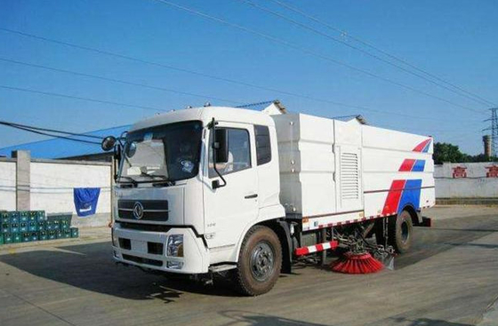 DONGFENG Chassis รถกวาดถนนสุขาภิบาลแห้ง Eur V Emission