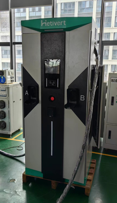 Commercial DC EV Charger ติดตั้งบนพื้น 160kW IP54 รวดเร็วพร้อมหน้าจอ UV