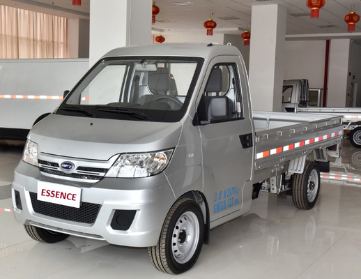 รถบรรทุกไฟฟ้า EV กำลังโหลด 1-2 ตันพร้อมกล่องบรรทุกสินค้ารั้ว