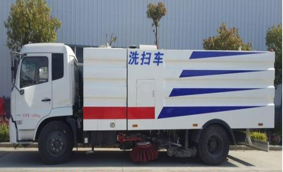 DONGFENG Chassis รถกวาดถนนสุขาภิบาลแห้ง Eur V Emission