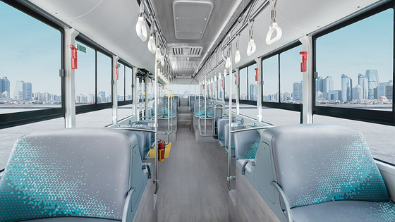 KINLONG 5G รถโดยสารไฟฟ้าบริสุทธิ์ 12M Electric City Bus 28 Seats