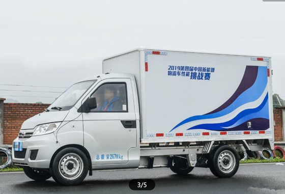 รถบรรทุกไฟฟ้า 30/60KW EV ประเภทห้องโดยสาร รถบรรทุกไฟฟ้าเบา