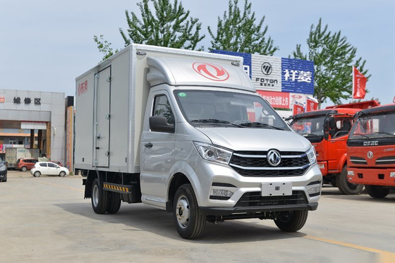 เครื่องยนต์เบนซิน 120hp รถบรรทุกขนส่งสินค้า รถบรรทุกสินค้าขนาดเล็ก 1-1.5T กำลังโหลด