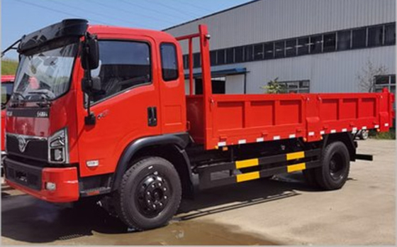 รถดัมพ์สำหรับงานหนัก 4x2 ที่ทรงพลัง Dongfeng รถดั๊มพ์ขนาดเล็ก