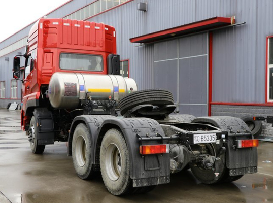 420HP Heavy Duty Cng Trucks 6x4 รถบรรทุกหัวลาก Eur.IV Emission