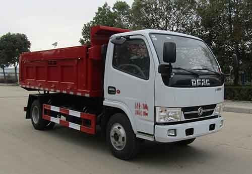 รถขนขยะ Euro V Cab แถวเดียวพร้อมตู้คอนเทนเนอร์ 5CBM