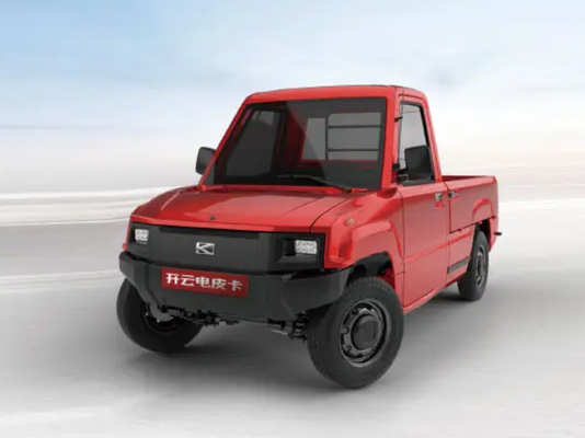 Kaiyun Low Speed ​​Ev รถกระบะ 4KW พร้อมห้องโดยสารคู่ 4 ที่นั่ง