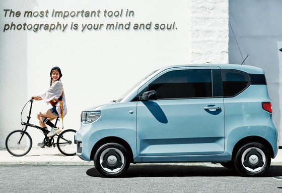 รถยนต์ไฟฟ้า HONGGUANG Mini SUV ระยะการขับขี่ 120 ~ 170KM รถ Wuling mini ev